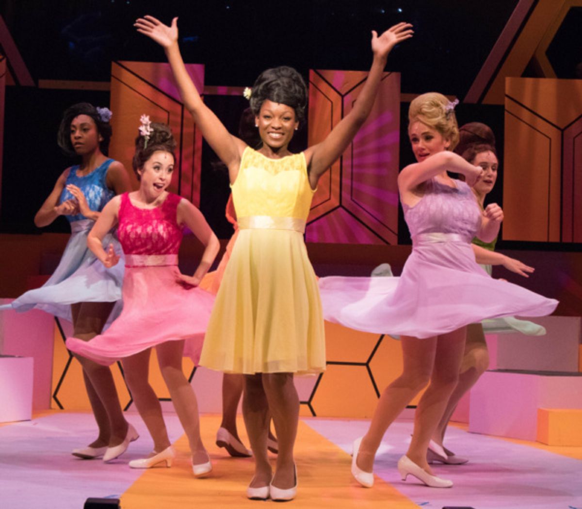 Bre Jacobs, Anastasia Arnold, Jayla Williams-Craig, Christie Burgess, Halle Bins at 