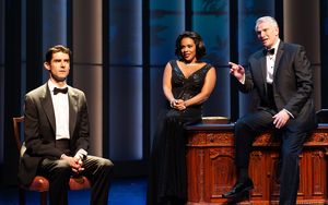 Drew Gehling, Bryonha Marie Parham, and Douglas Sills Photo