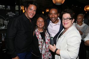 Nicholas Rodriguez, Suzanne Blue Star Boy, Charles Randolph-Wright and Molly Smith Photo