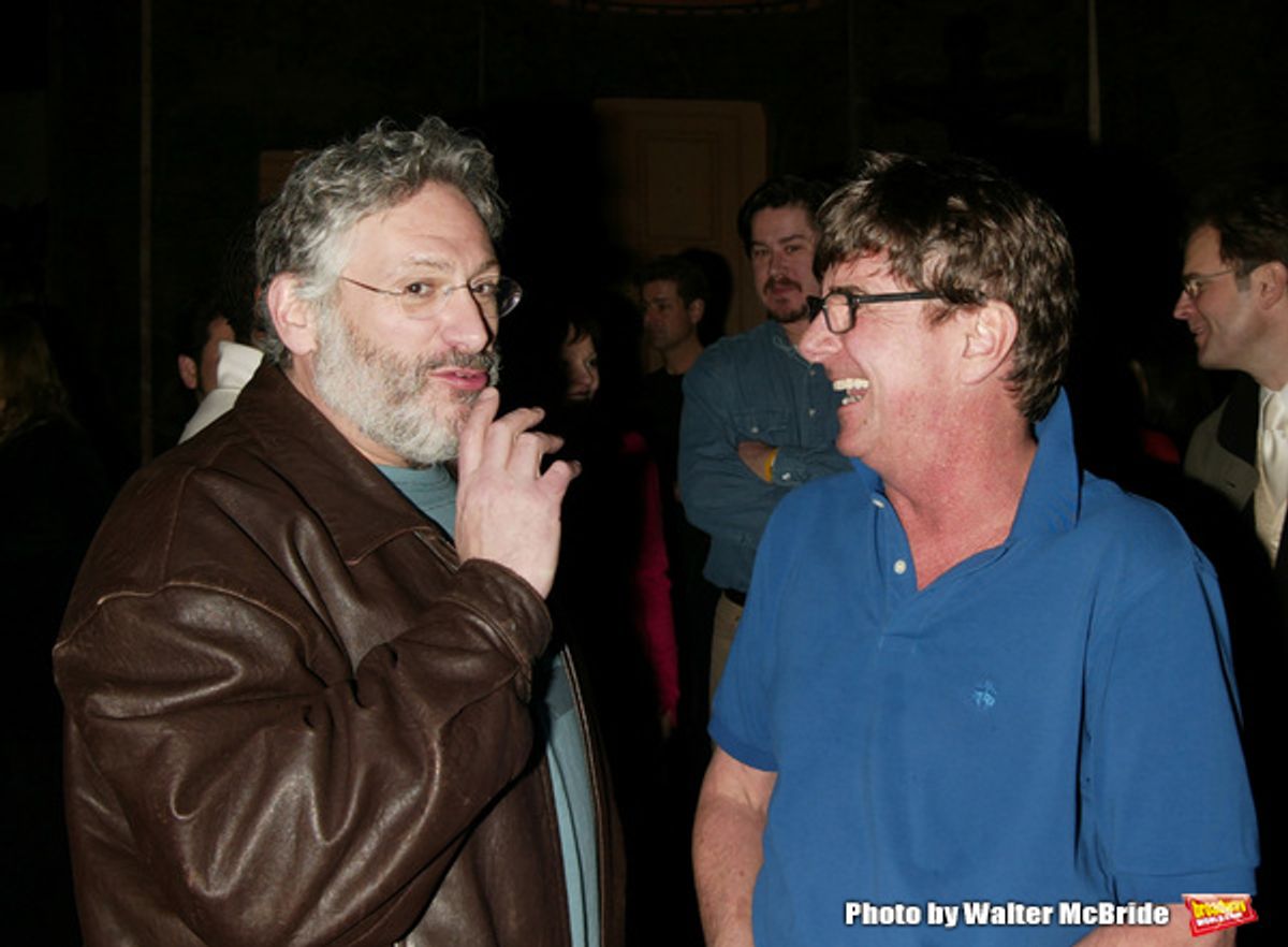Harvey Fierstein and Gary Beach attending the Opening Night Gypsy Robe Ceremony for LA CAGE aux FOLLES at the Marquis Theatre in New York City.
December 9, 2004 at 
