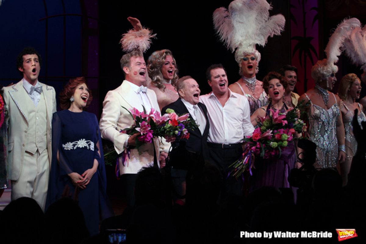 Kelsey Grammer, Jerry Herman, Douglas Hodges, Christine Andreas at 