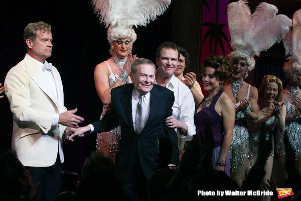 Kelsey Grammer, Douglas Hodges, Jerry Herman, Christine Andreas
during the Broadway O Photo