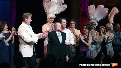Kelsey Grammer, Douglas Hodges, Jerry Herman, Christine Andreas
during the Broadway O Photo