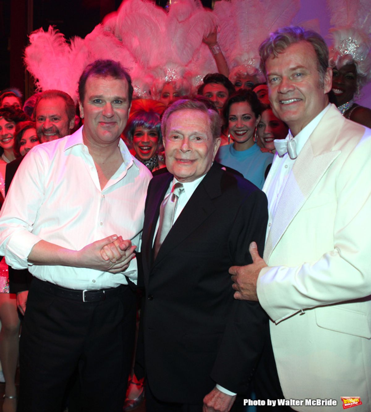 Douglas Hodges, Jerry Herman, Kelsey Gramme at 