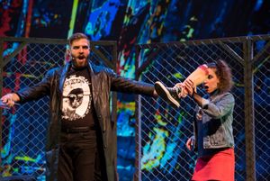 Jesse Malgieri (Sweeney Todd) & Amy Maude Helfer (Mrs. Lovett)
Photo: Big Island Maga Photo