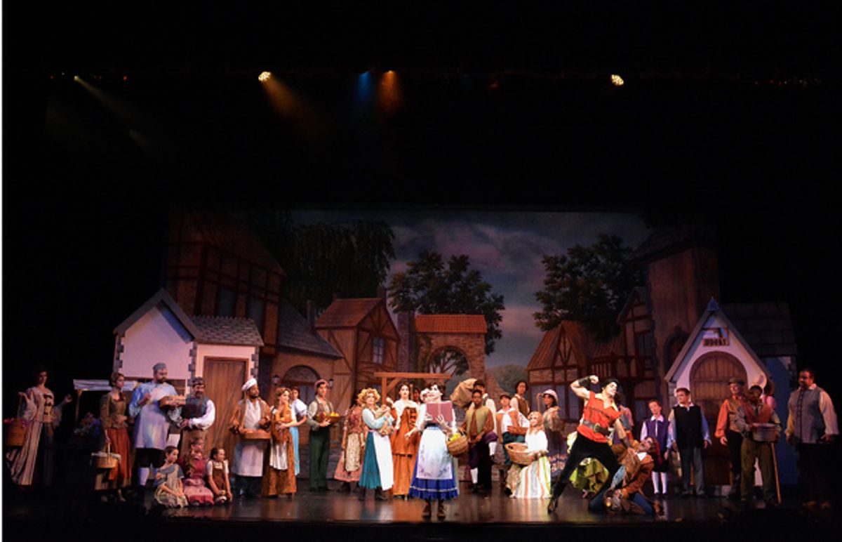 Susan Egan and the Company at 