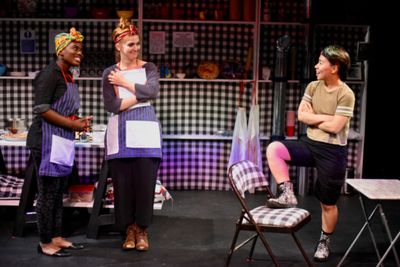 Devin Elise, Eliza Simpson, and Futaba Shioda
Photo Credit Ginger Hollander Photo