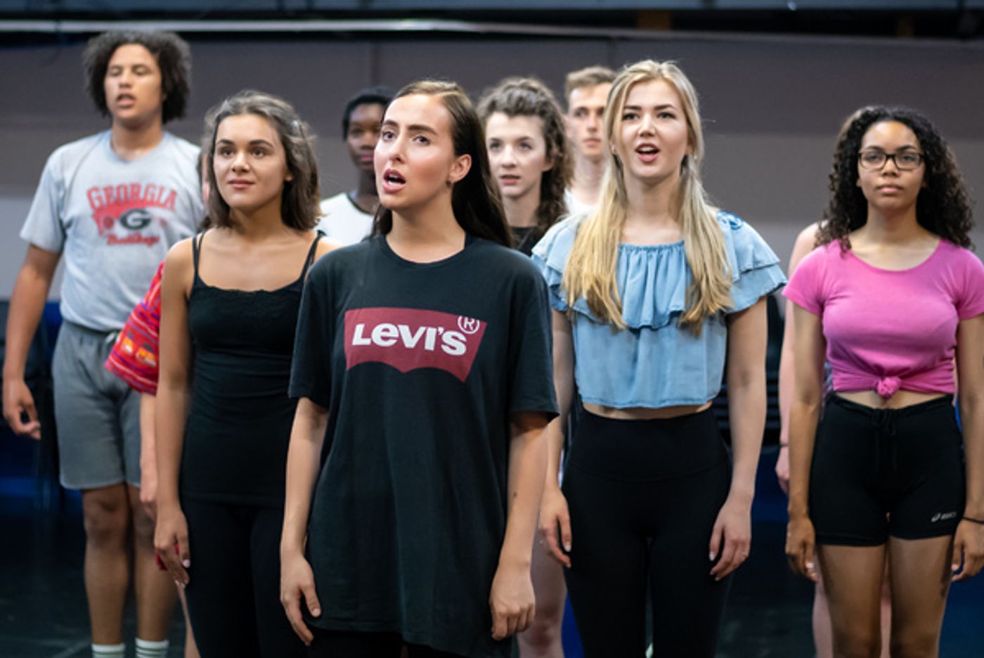 Photo Flash: Inside Rehearsal For the UK Premiere of BRING IT ON  Image