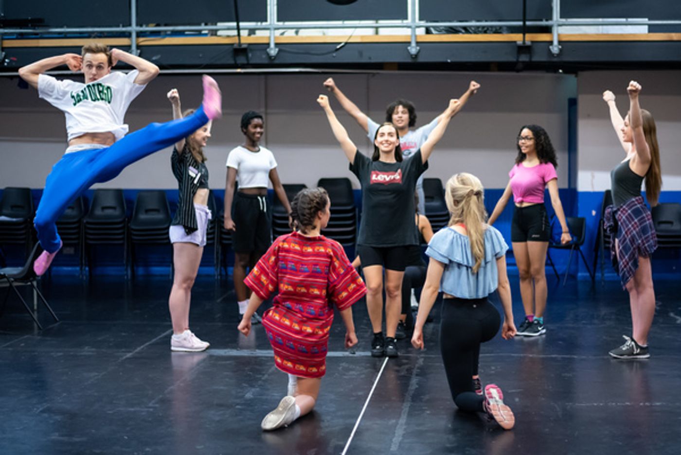 Photo Flash: Inside Rehearsal For the UK Premiere of BRING IT ON  Image
