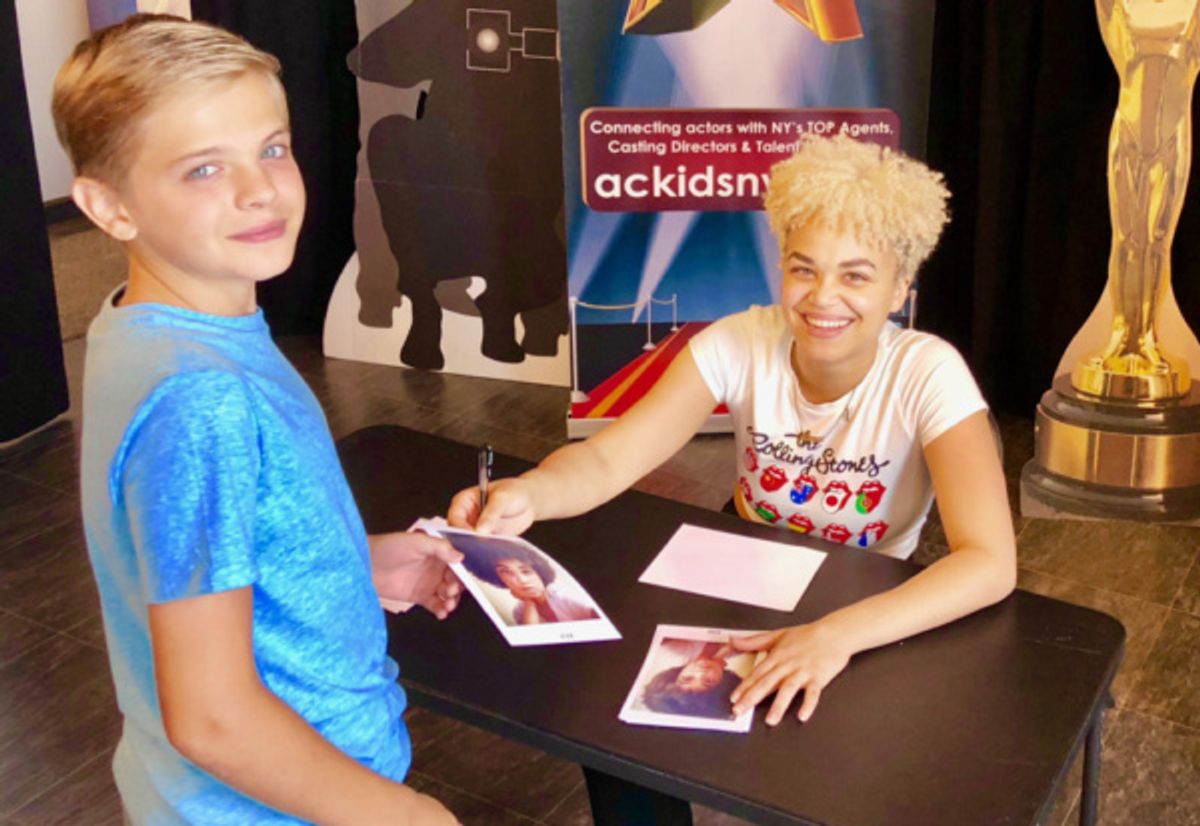 Actors Connection Kids & Teens enjoyed an autograph session following the musical masterclass with Broadway's Kim Exum. at 