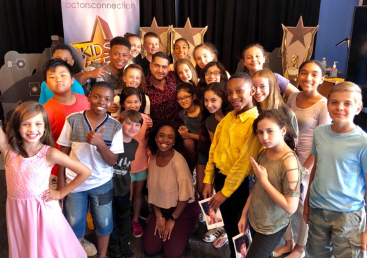 The Kids & Teens of Actors Connection's Performing Arts Camp, July 2018 NY session with Director Walid Chaya and Associate Director Jazelle Foster. at 