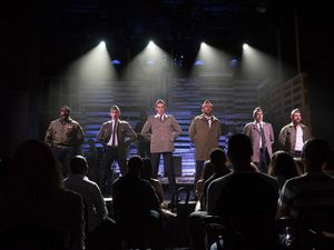 Rogelio Douglas Jr., Payson Lewis, Reeve Carney, Patrick Mulvey, Jason Paige, and Jam Photo