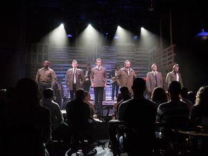 Rogelio Douglas Jr., Payson Lewis, Reeve Carney, Patrick Mulvey, Jason Paige, and Jam Photo