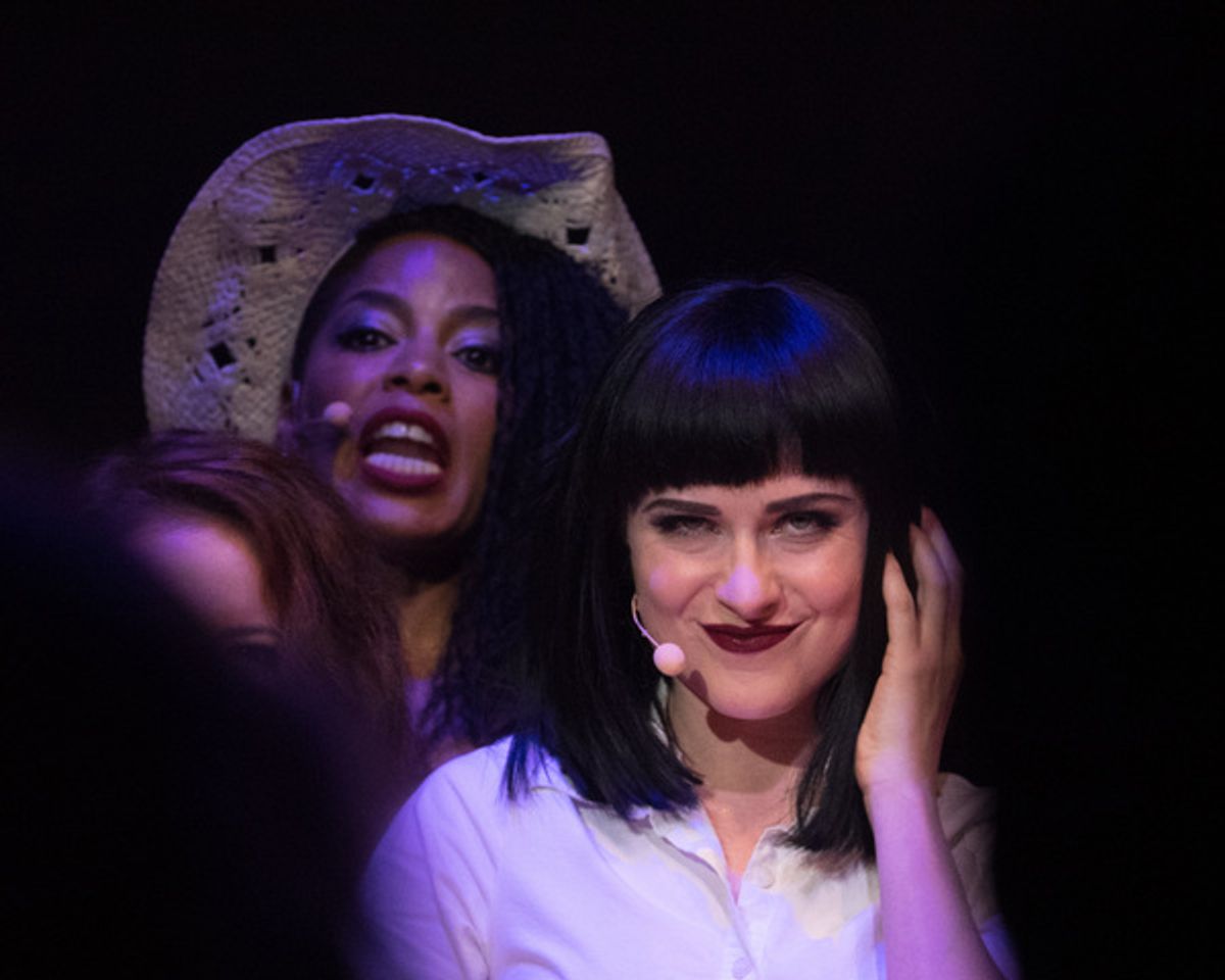 Dionne Gipson and Evan Rachel Wood at 