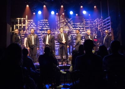 Payson Lewis, Patrick Mulvey, Ty Taylor, Reeve Carney, Rogelio Douglas Jr., James Byo Photo