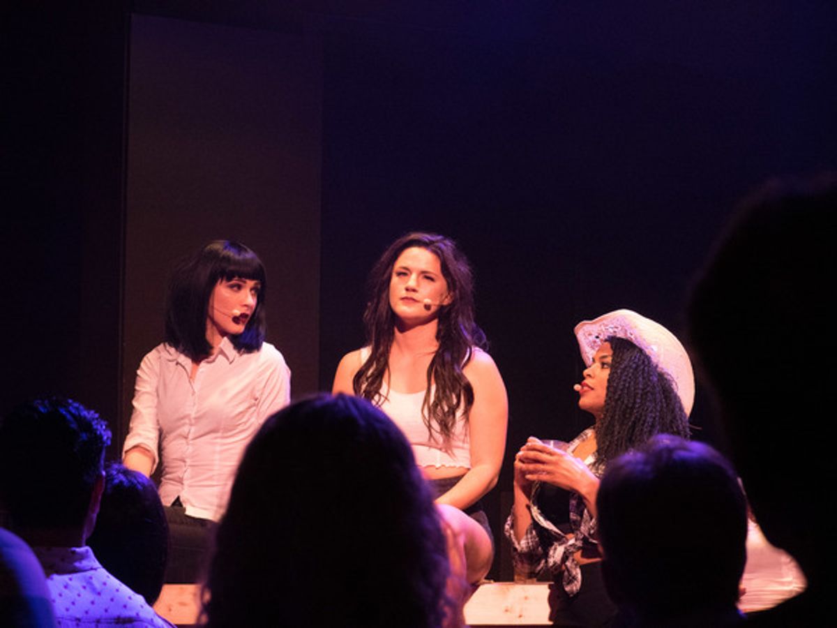 Evan Rachel Wood, Carrie Manolakas, and Dionne Gipson at 