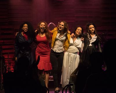 Dionne Gipson, Olivia Harris, Evan Rachel Wood, TV Carpio, and Carrie Manolakos Photo