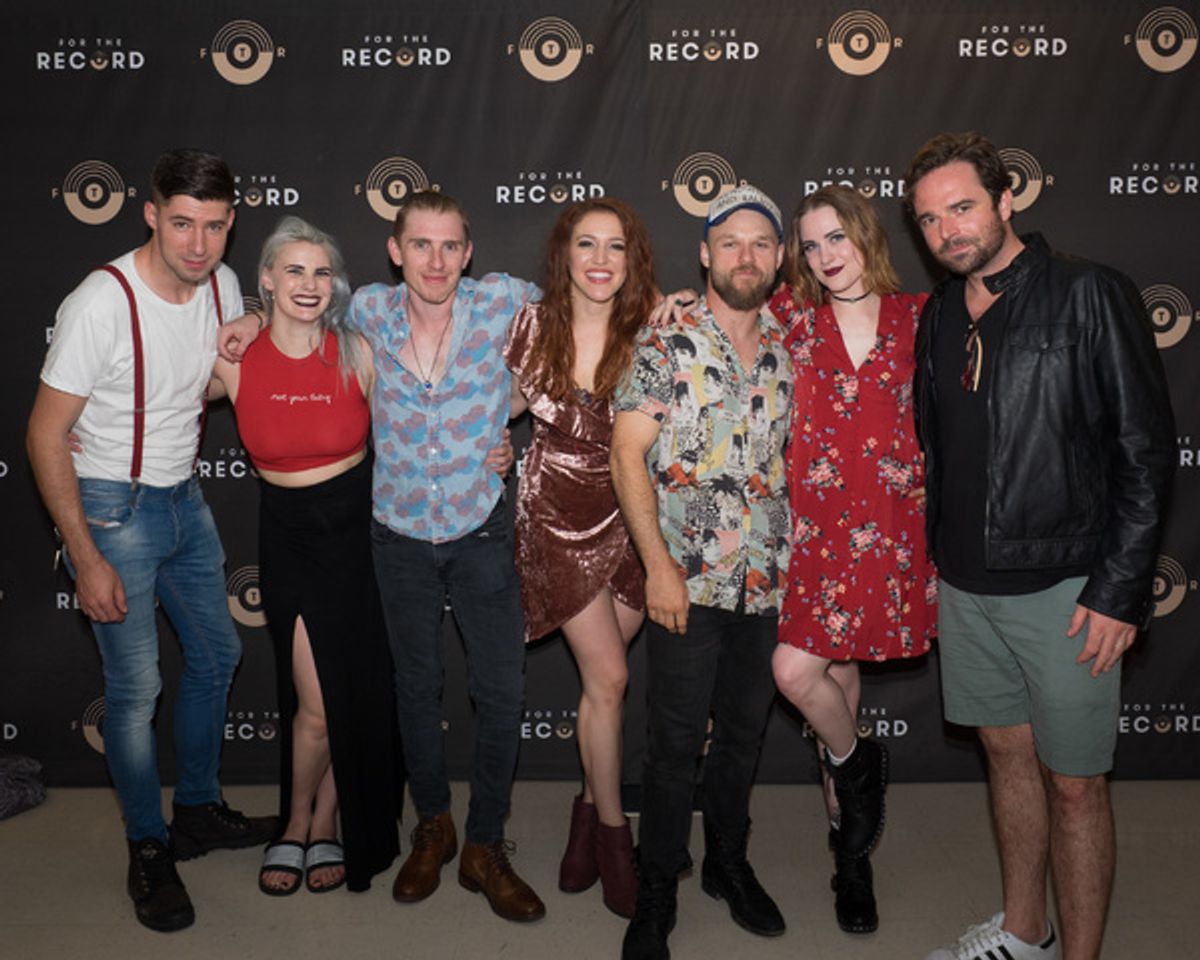 Tom Zmuda, Caitlin Ary, Payson, Lewis, Olivia Harris, James Byous, Evan Rachel Wood, and Patrick Mulvey at 