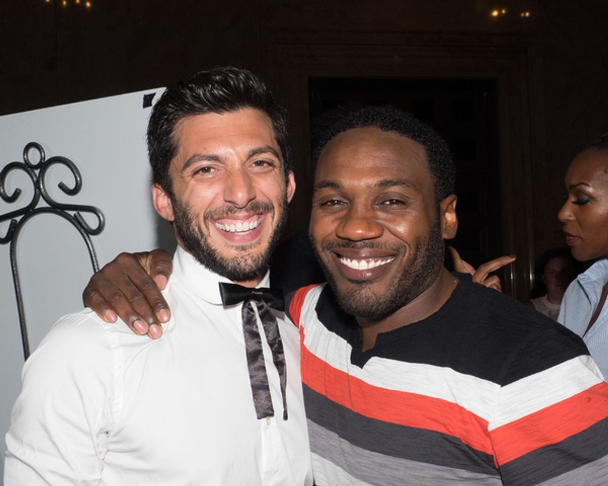 Costume Designer Steve Mazurek and Rogelio Douglas Jr. at 