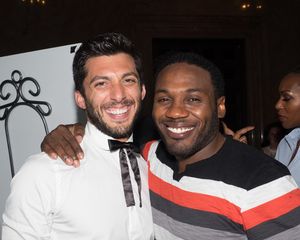 Costume Designer Steve Mazurek and Rogelio Douglas Jr. Photo