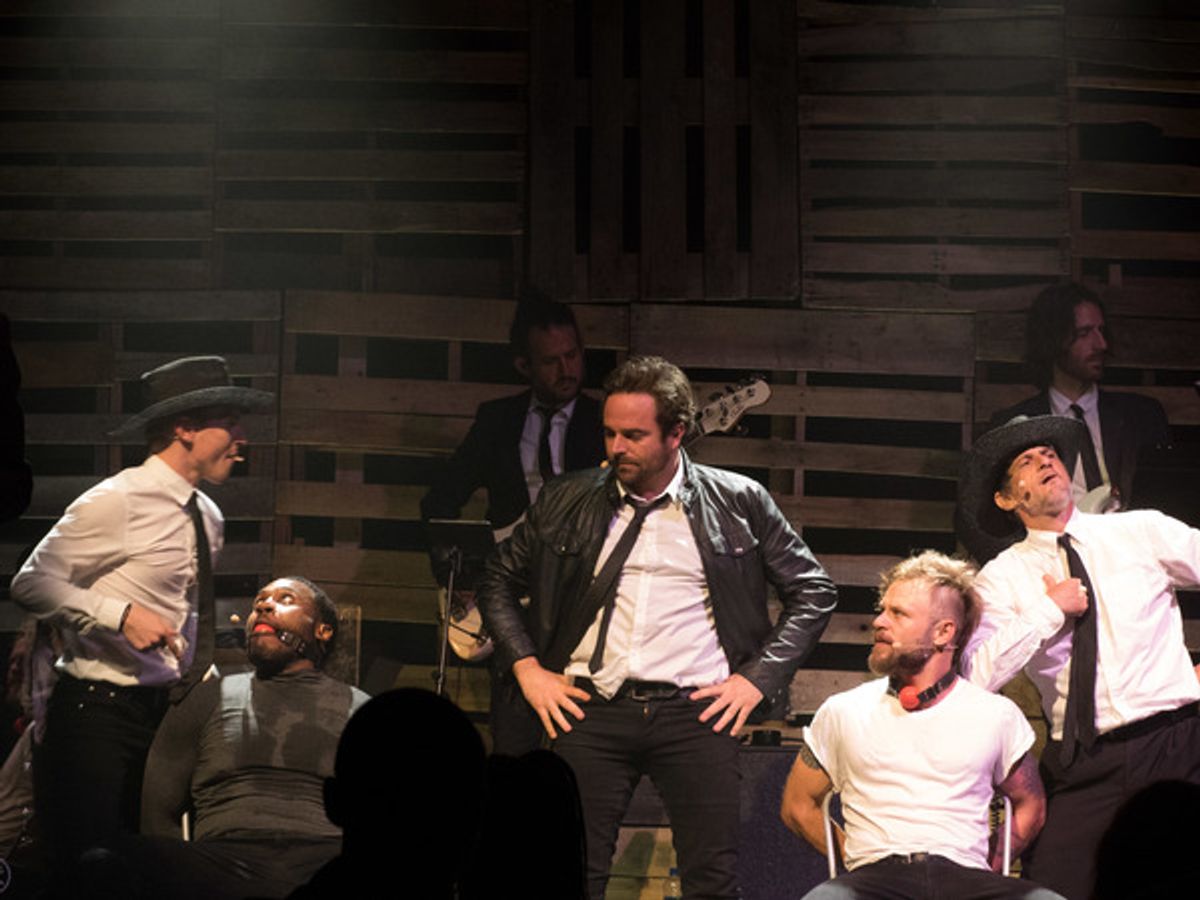 Payson Lewis, Rogelio Douglas Jr., Patrick Mulvey, James Byous, and Jason Paige at 