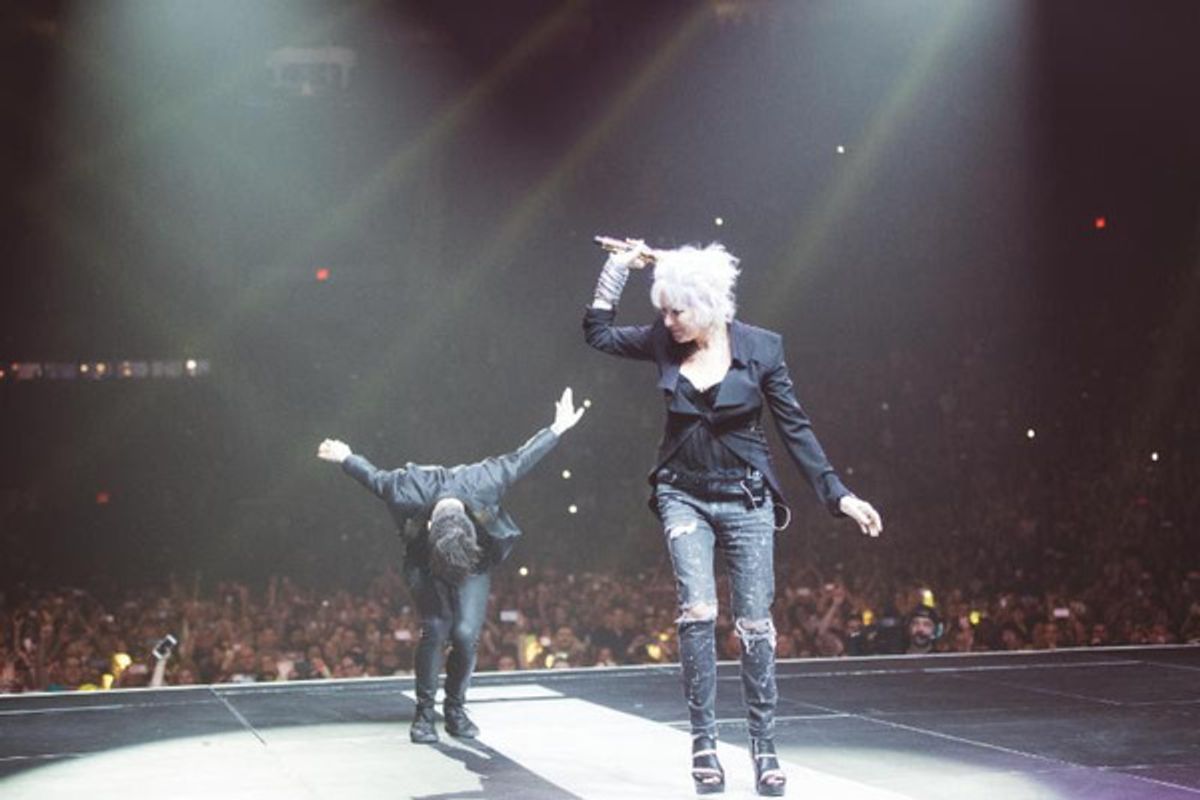 Brendon Urie and Cyndi Lauper at 