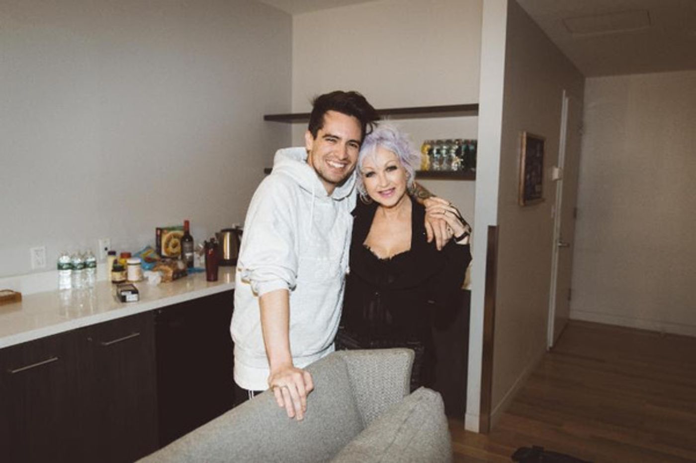 Photo Flash: Cyndi Lauper Joins Panic! At The Disco on Stage For a KINKY BOOTS Reunion  Image