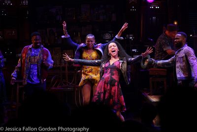 Nicole Vanessa Ortiz and the cast of SMOKEY JOE'S CAFE Photo