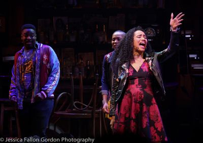 Nicole Vanessa Ortiz and the cast of SMOKEY JOE'S CAFE Photo