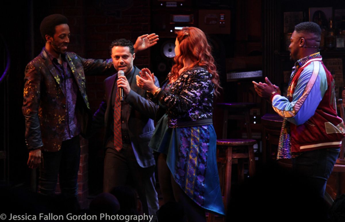 Joshua Bergasse and the cast of SMOKEY JOE'S CAFE at 