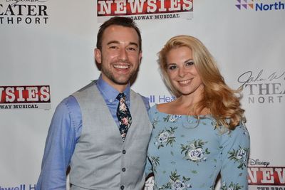 Trey Compton (Associate Director & Fight Choreographer) and Lara Hayhurst Compton Photo