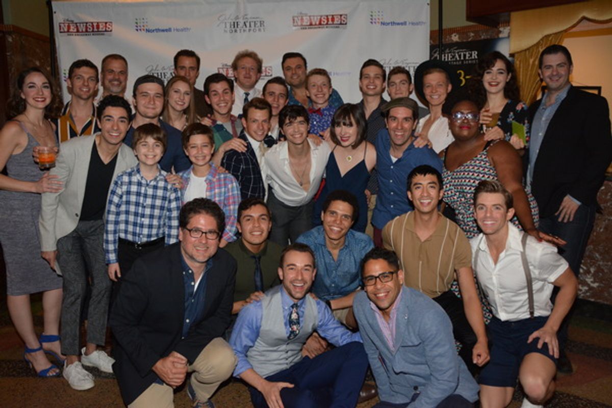 Igor Goldin, Trey Compton and Sandalio Alvarez with the cast-Claire Avakian, Tommy Betz, Chris Cardelia, Maxwell Carmel, Mike Cefalo, Allyson Kaye Daniel, Maurice Dawkins, Tyler Dowdy, Justin Greiss, Morgan Harrison, Jacob Karp, Joey Kummert, Tom Lucca, N at 