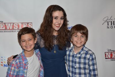 Zachary Podair and Jacob Karp with Lexie Spelman Photo