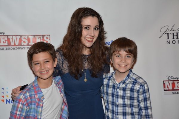 Zachary Podair and Jacob Karp with Lexie Spelman Photo