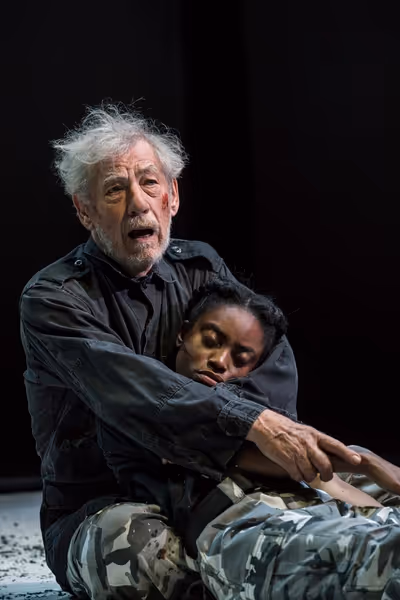 Ian McKellen and Anita Joy Uwajeh Photo