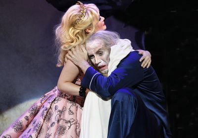 Amy Morgan as Queen Marie, Rhys Ifans as the King Photo