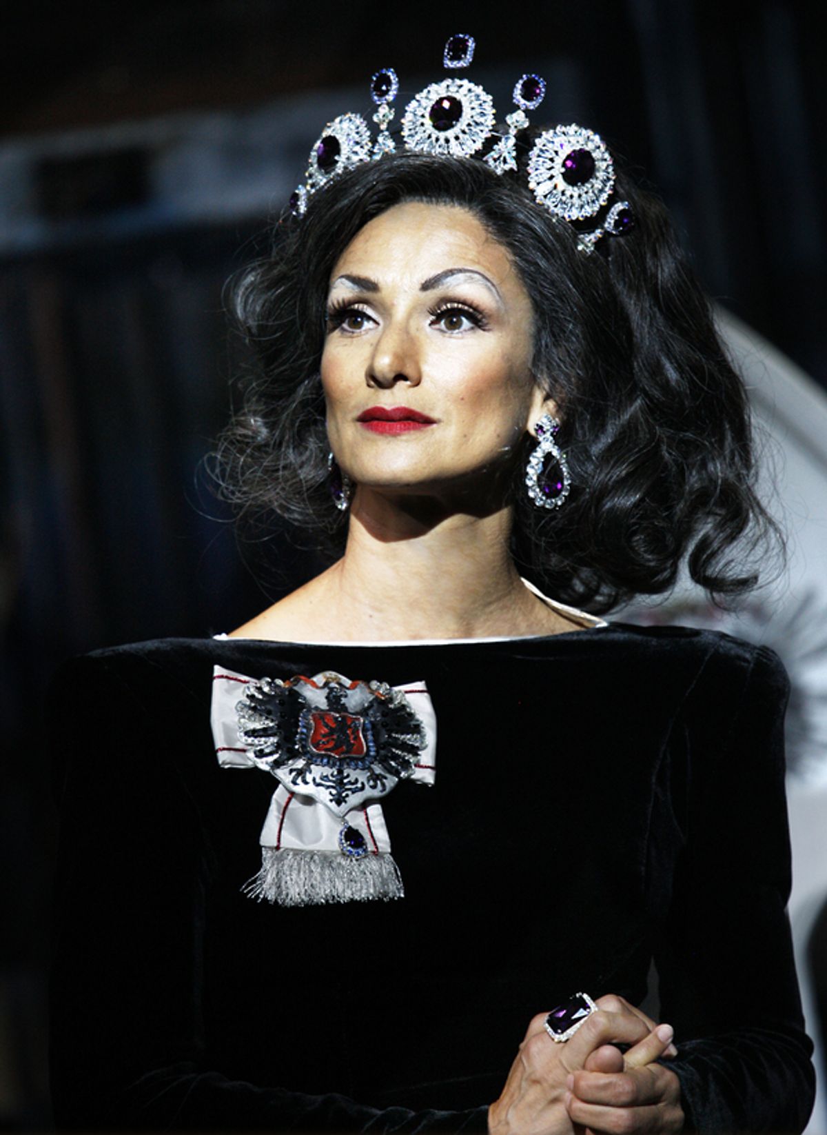 Indira Varma as Queen Marguerite at 