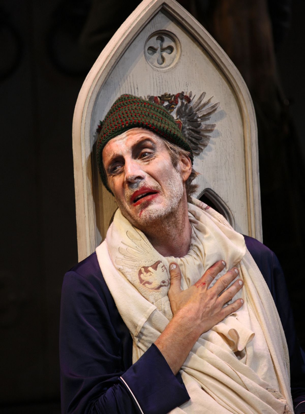 Rhys Ifans as the King at 