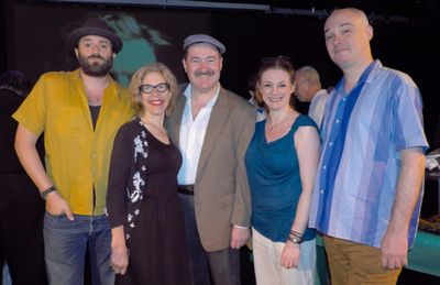 DANIEL KAHN, JACKIE HOFFMAN,
ALLEN LEWIS RICKMAN, YELENA SHMULENSON, SHANE BAKER Photo