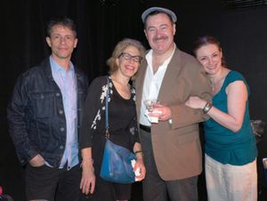 STEVE SMYTHE,
JACKIE HOFFMAN, ALLEN LEWIS RICKMAN, YELENA SHMULENSON @ BroadwayWorld STEVE SMYTHE,
JACKIE HOFFMAN, ALLEN LEWIS RICKMAN, YELENA SHMULENSON Photo