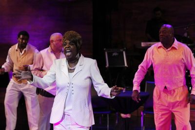  Theo  Huff,  Lamont  ÍšHarmonica  ManÍ›  Harris,  Rhonda  Preston,  Rick  Stone Photo