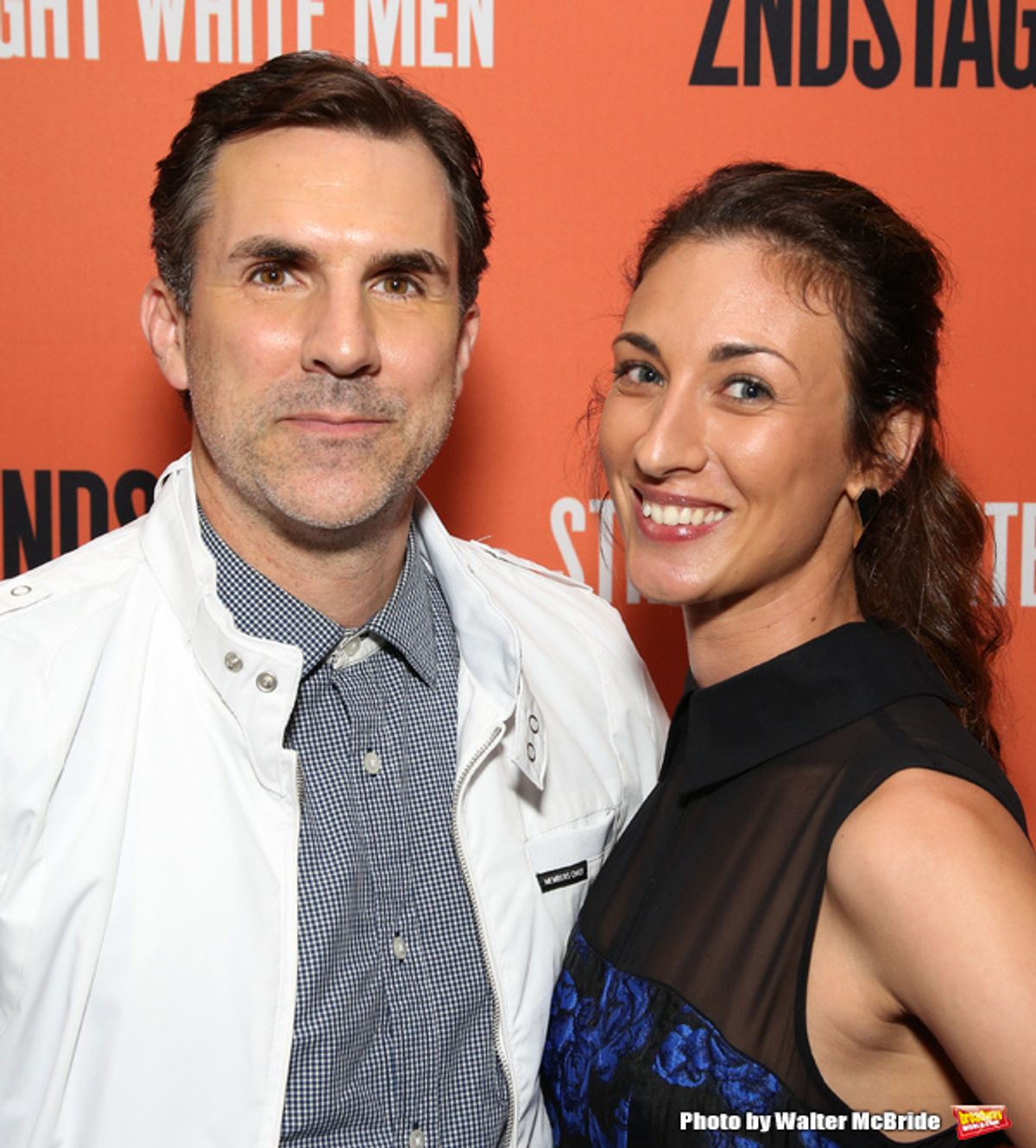 Paul Schneider and wife at 