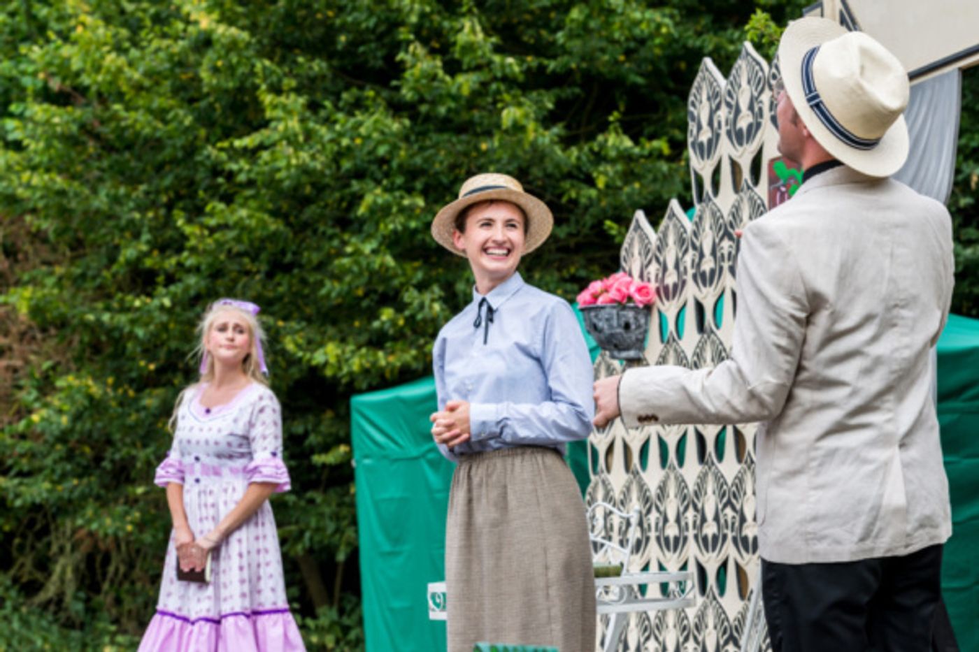 Photo Flash: First Look At Immersion Theatre's Latest Open-Air Production Of THE IMPORTANCE OF BEING EARNEST! Photo Flash: First Look At Immersion Theatre's Latest Open-Air Production Of THE IMPORTANCE OF BEING EARNEST! Image