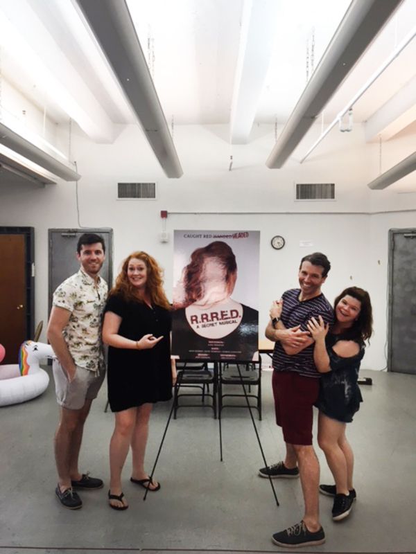Kevin Zak, Katie Thompson, Matt Loehr, and Marissa Rosen Photo