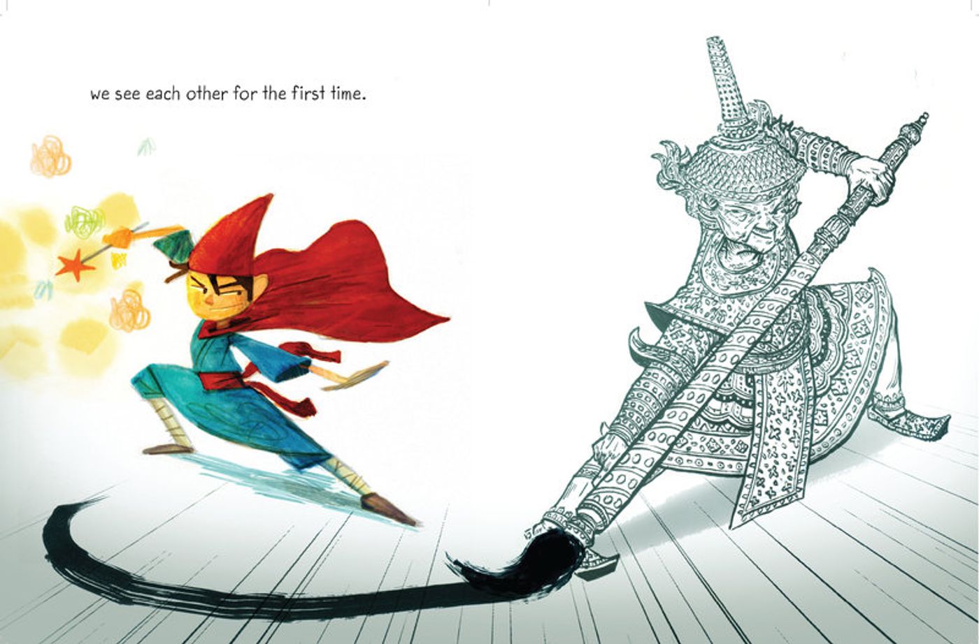 Review: DRAWN TOGETHER by Minh Lê & Dan Santat Review: DRAWN TOGETHER by Minh Lê & Dan Santat Image