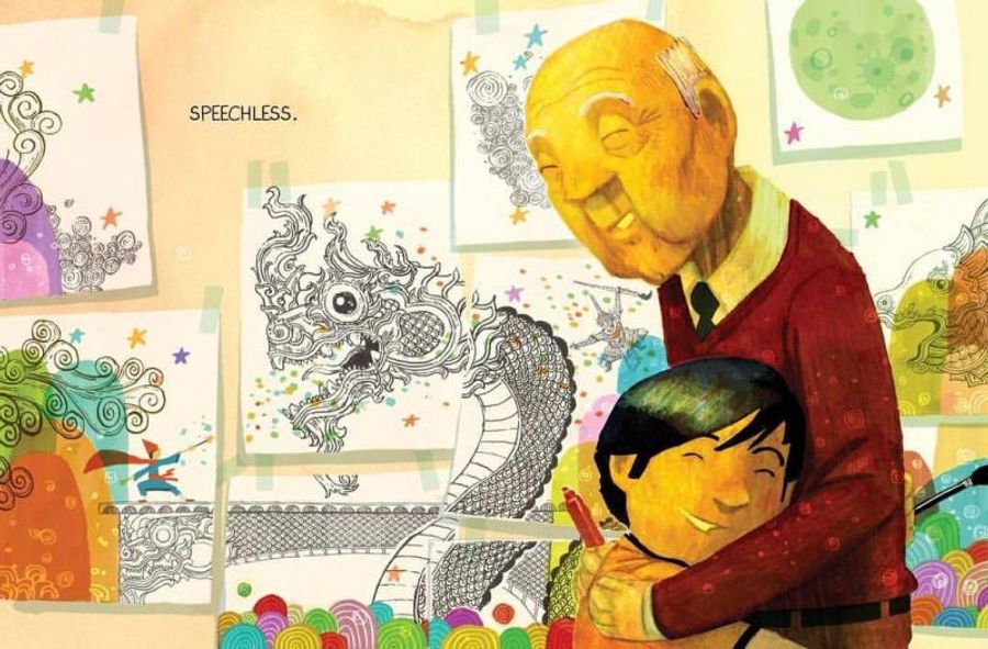 Review: DRAWN TOGETHER by Minh Lê & Dan Santat  Image