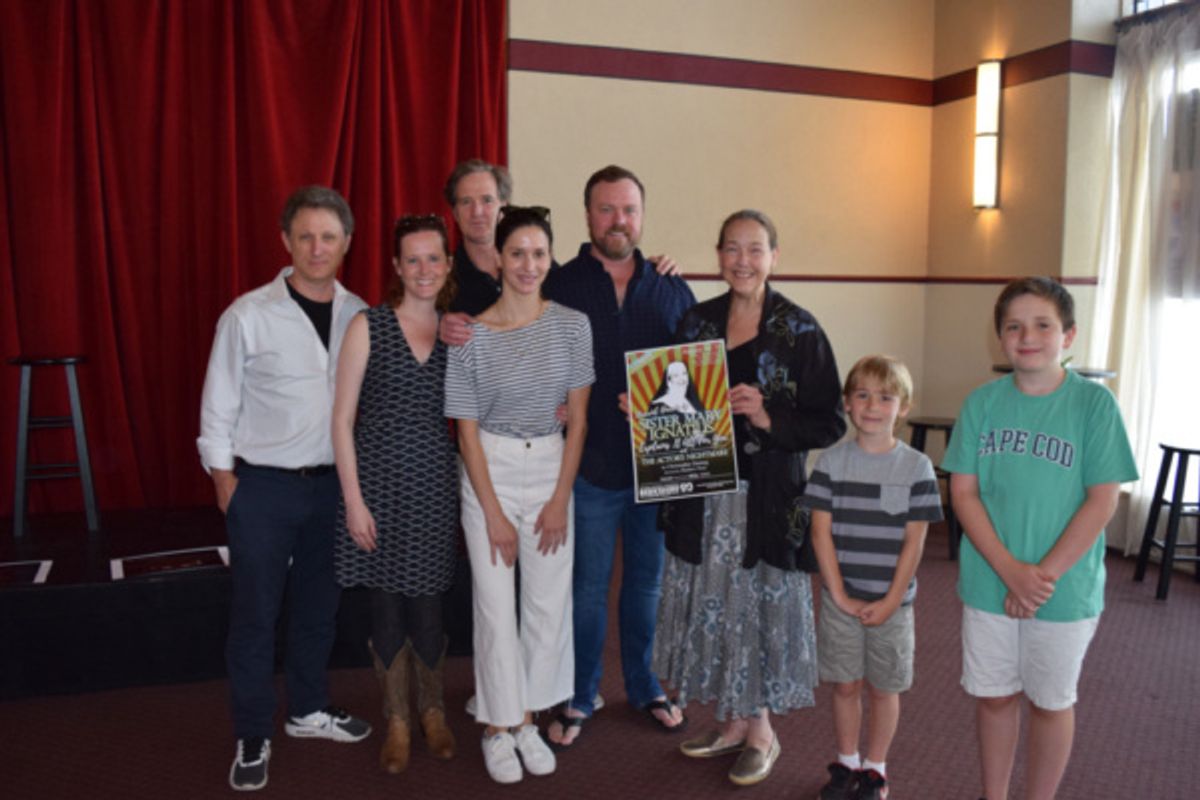 Matthew Penn (Director), Anna O'Donoghue (Meg/Diane Symonds), Matthew Sullivan (Aloysius Busiccio/George Spelvin), Ariana Venturi (Dame Ellen Terry/Philomena Rostovitch), Tom Story (Gary Sullavan/Henry Irving), Harriet Harris (Sister Mary Ignatius/Sarah S at 