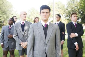 Alex Kerry (Melchior) and the boys of Spring Awakening Photo
