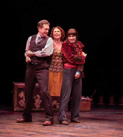 David Hess, Carolee Carmello and Austen Danielle Bohmer  Photo