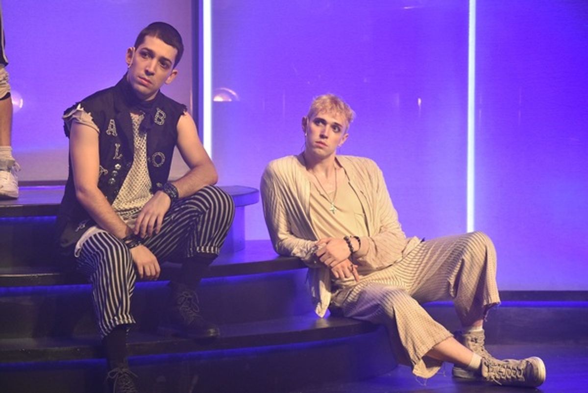 Coby Getzug (Abraham) and David Barnes (Mark) at 